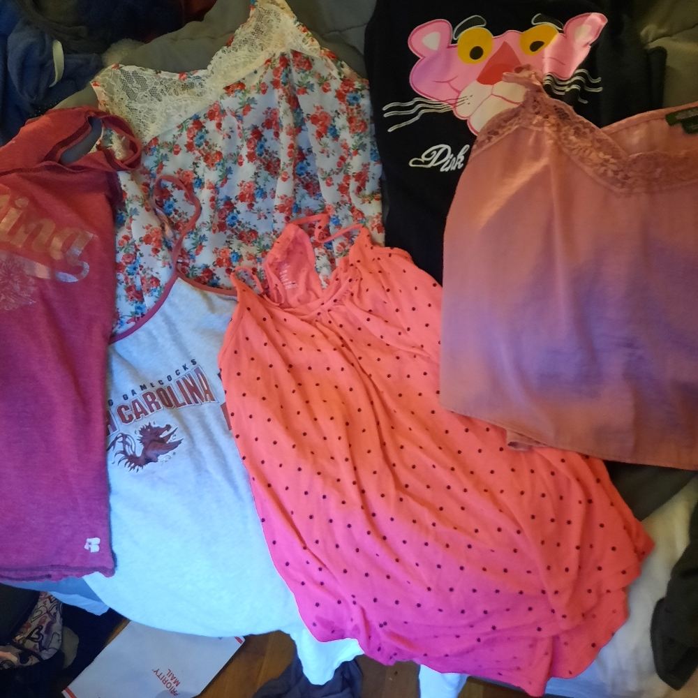 Bundle of sleep and tank tops